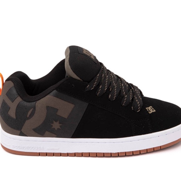 DC Black and Brown Skate Shoes - Picture 3 of 4